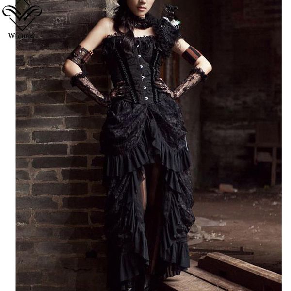 

wintag long skirt maxi stephenko short skirt punk midigoth short skirt only elastic, Black;gray