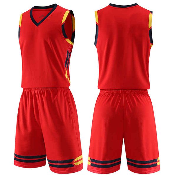 

2020 новый пользовательский баскетбол джерси высокое качество mens свободная перевозка груза вышивки logos 100% прошитой баскетбол наборы 13, Black;red