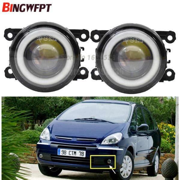 2 pz/paia (Sinistra + Destra) Angel Eye auto-styling Fendinebbia LED Per Citroen XSARA PICASSO N68 1999-2010 Per Citroen C-Crosser