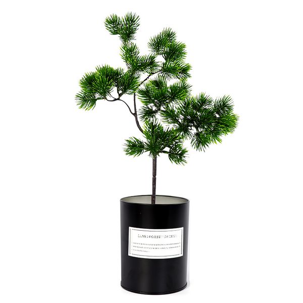 

40cm single big pine branch simulation plant welcoming pine bonsai accessories home decoration plant fake flower