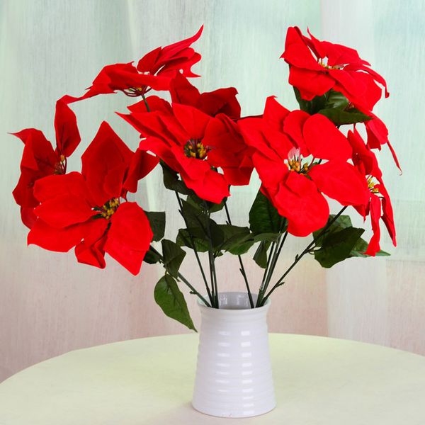 

artificial bouquet simulation of a magenta red fire safflower home wedding decor for home wedding decoration indoor decor gift