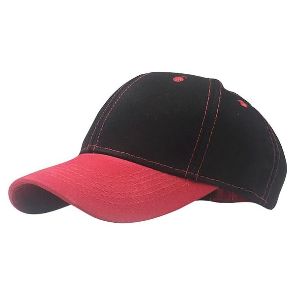 

washed cotton pure color light board men's baseball cap multi-color optional bone cap, stitching dad hat, Blue;gray