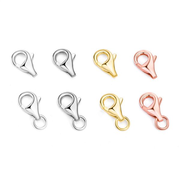 

s925 sterling silver accessories 8mm lobster clasp water drop clasp necklace bracelet clasp manual diy material ps8a010