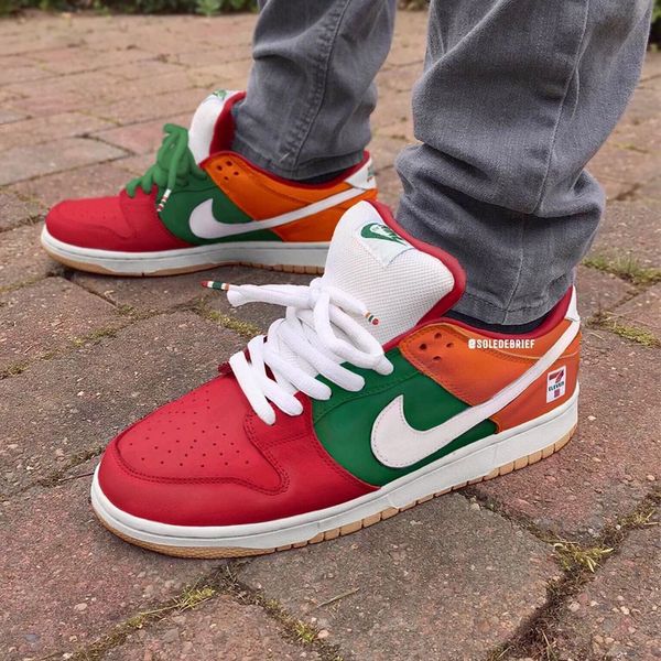 

2020 new arrive 7-eleven x sb dunk low 7-11 designer authentic skateboard sneakers mens womens casual running shoes trainers, Black