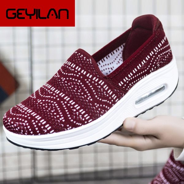 

women flat platform shoes woman breathable mesh casual shoes moccasin zapatos mujer ladies boat female sneakers footwear, Black
