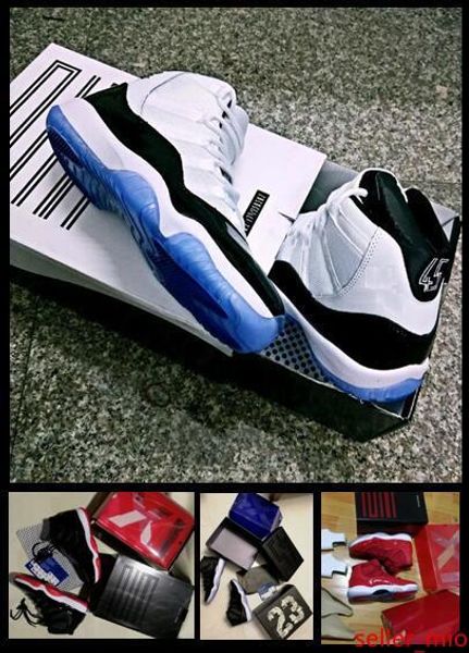 

wholesale concord 11s bred win like 82 mike space jam 11 midnight navy blue win like 96 gym red basketball shoes