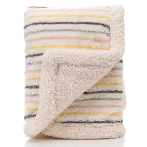 

winter warm baby blanket fleece newborn diaper swaddle super soft bedding wrap for kids children products pgraphy props
