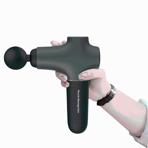 

dexinoe handheld percussion massage gun, deep tissue massager for sore muscle and stiffness, quiet, high-intensity vibration