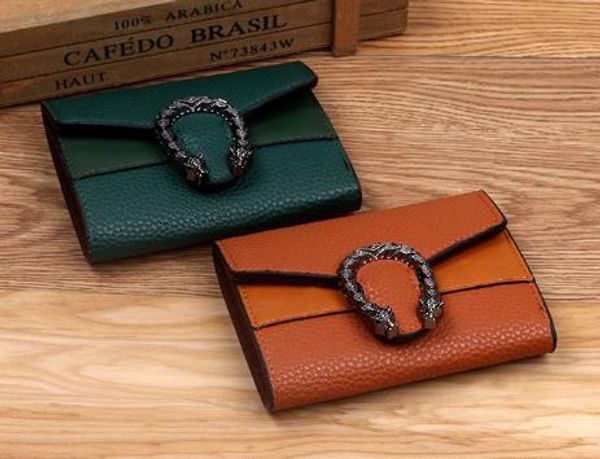 

wholesale 6 colors fashion single zipper designer men women leather wallet lady ladies short purse classic wallet purses 60017, Red;black