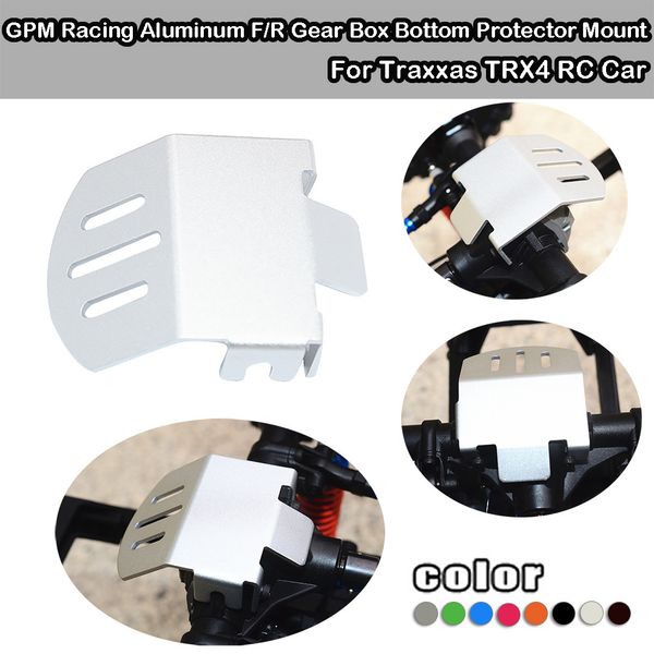 

gpm racing aluminum f/r gear box bottom protector mount for traxxas trx4 rc car