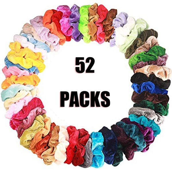 

velvet hair rope and ears women girls elastic hair rubber bands accessories gum for women ring ponytail holder, Brown