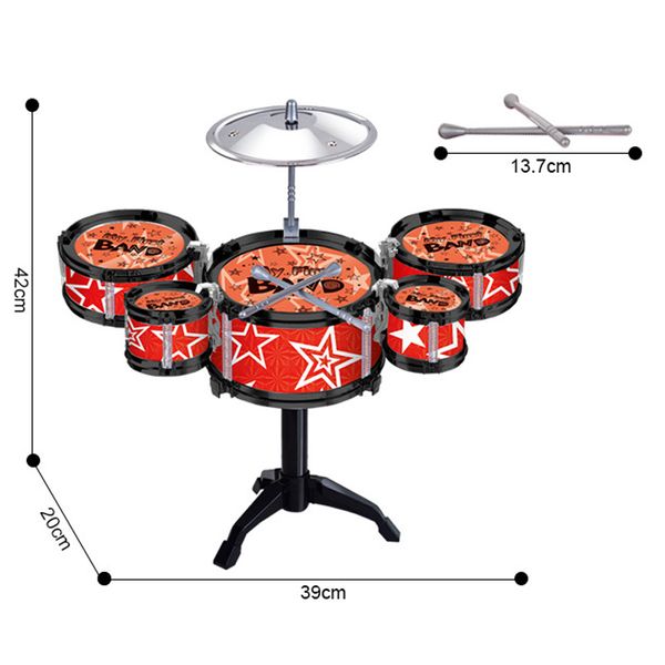 

children's jazz drums boys early education educational toys exercise coordination hands-on ability musical instrument drum sets