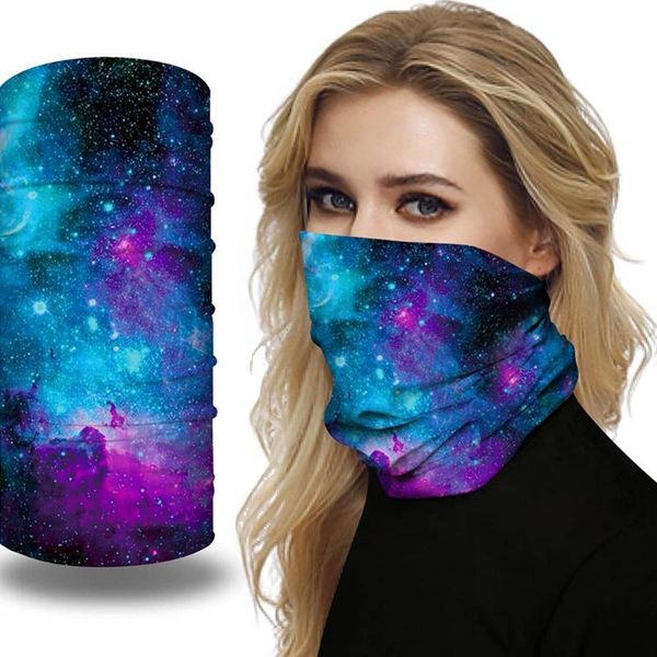 

2pcs multi-function scarf cycling neckerchief sun block headscarf fashion outdoor mask scarf windproof headwrap headband, Black
