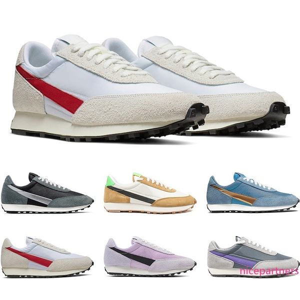 

designer waffle daybreak sp platform sneakers men women casual shoes metallic silver gold blue pink mens trainer sports size 36-45