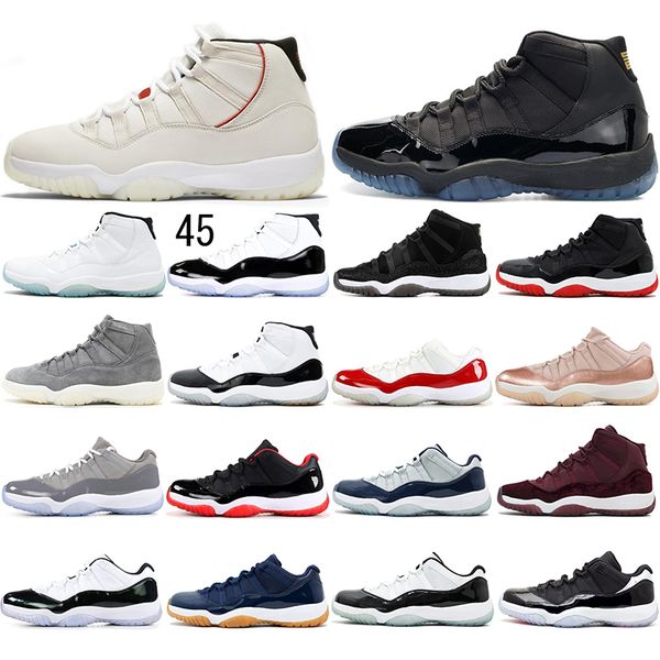 

2020 11s basketball shoes grey suede gamma blue bred mens trainers runner athletics outdoor breathable sport sneakers size 36-47