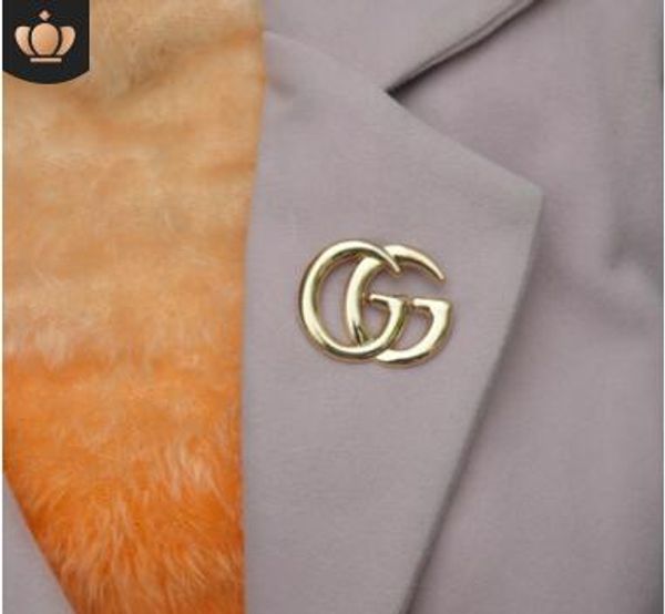 

Newest Luxury Brand Brooch Rhinestone Famous Designer Suit Lapel Pin for Women Jewelry Accessory with Fast Shipping 2019