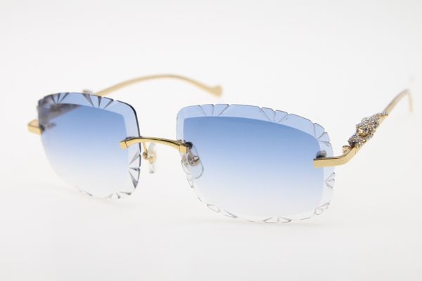 

бесплатная доставка rimless резные объектив 8200761 леопарда серии водитель солнцезащитные очки новый rimless унисекс очки высокого качества, White;black