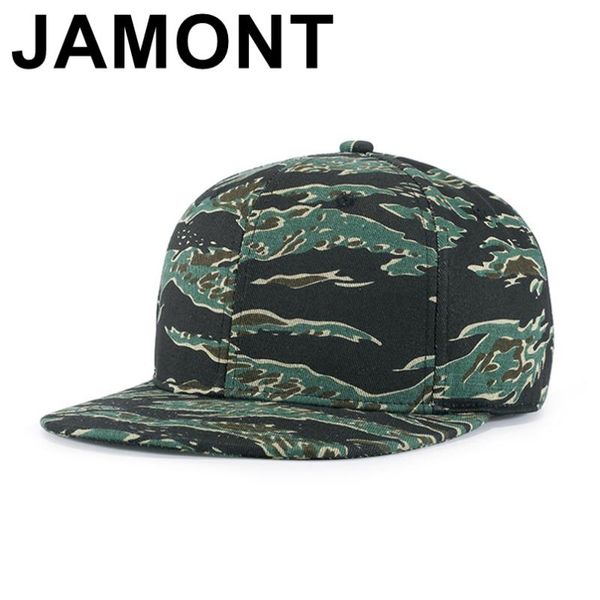 

jamont camouflage snapback cap blank flat camo baseball cap hip hop caps men women tactical cotton hats adjustable gorras, Blue;gray