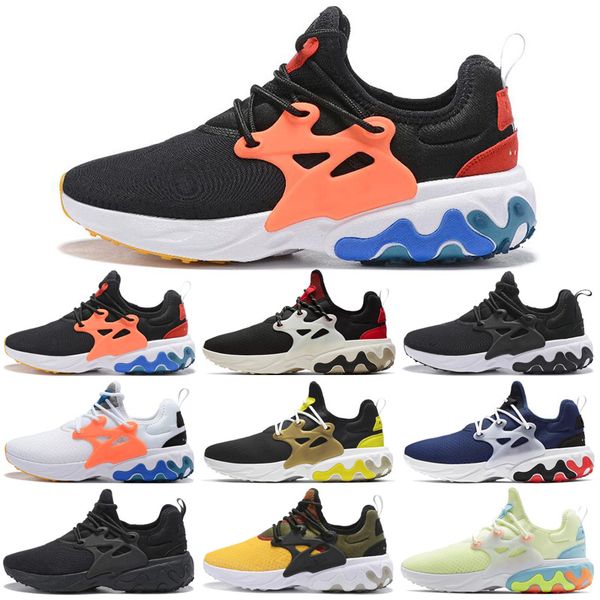 

2019 react presto running shoes psychedelic lava breezy thursday brutal honey rabid panda women mens trainer sports sneakers 36-45