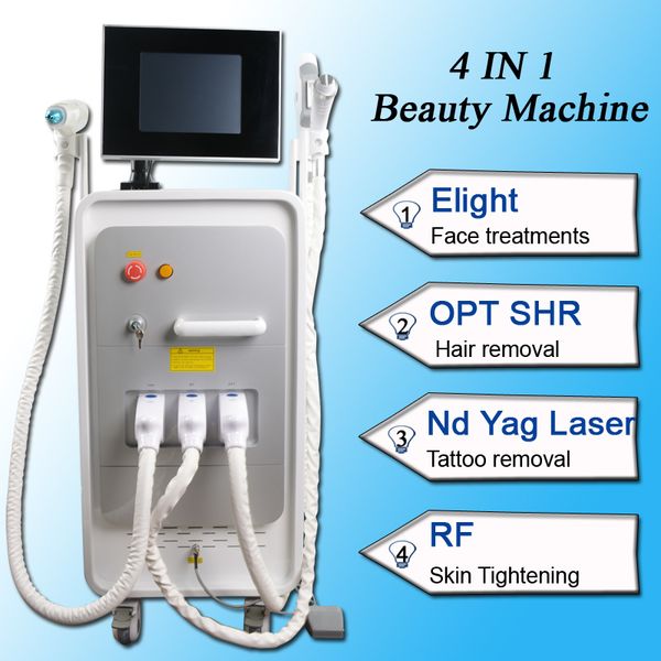 

shr ipl laser lamps with 300000 s home hair removal q-switch nd yag laser tattoo removal laser machines rf vacuum skin lifting, Black
