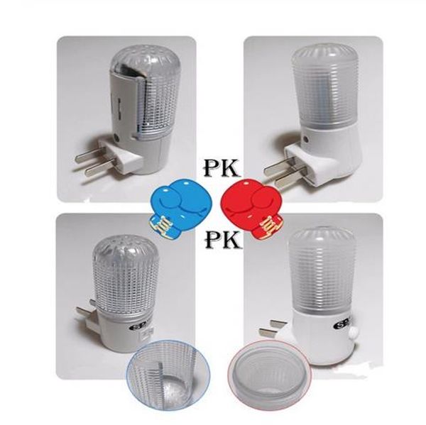 

1w ac 110-220v led mini night light eu / us штепсельной вилки ночники для детей детские bedroom настенной розетке свет светильник украшения