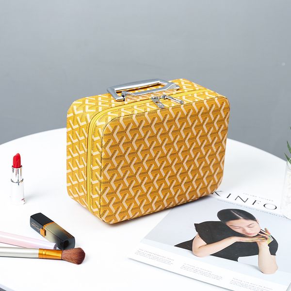 

small portable makeup bags for women fashion brand ladies hand cosmetic bag new lady travel accessories toiletry bags