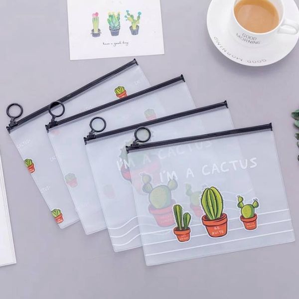 

cute cactus transparent travel cosmetic bag women make up case waterproof makeup beauty wash organizer toiletry storage kit box