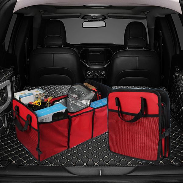 

car folding insulation storage box multifunction interior container utensil organizers outdoor clother traveling bag for trunk