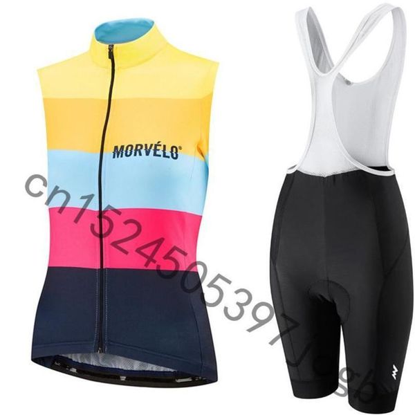 

new morvelo cycling jerseys sleeveless ropa ciclismo summer women bike wear quick dry bicycle clothing size xs -4xl, Black;blue