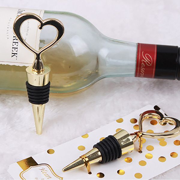 

элегантный цвет золота в форме сердца красного вина шампанского бутылки вина пробка валентинки свадебные подарки свободный dhl