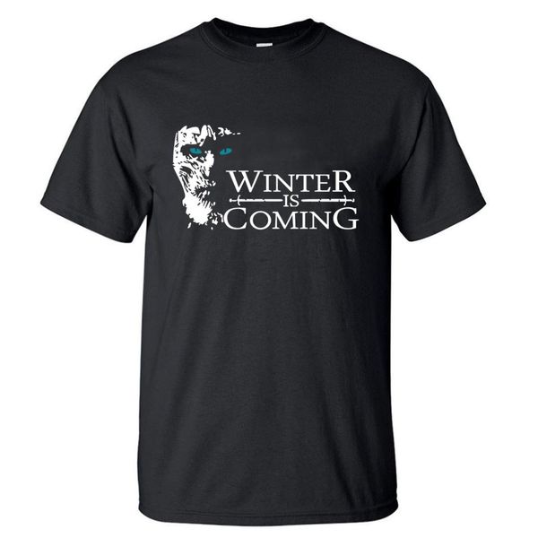 

stark tshirt dragons t shirt men summer short sleeve cotton targaryen daenerys t-shirt brand streetwear, White;black