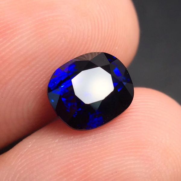 

cgj certification 2.56ct collection item vs type natural sri lanka origin unheated royal blue sapphire loose gemstones, Black