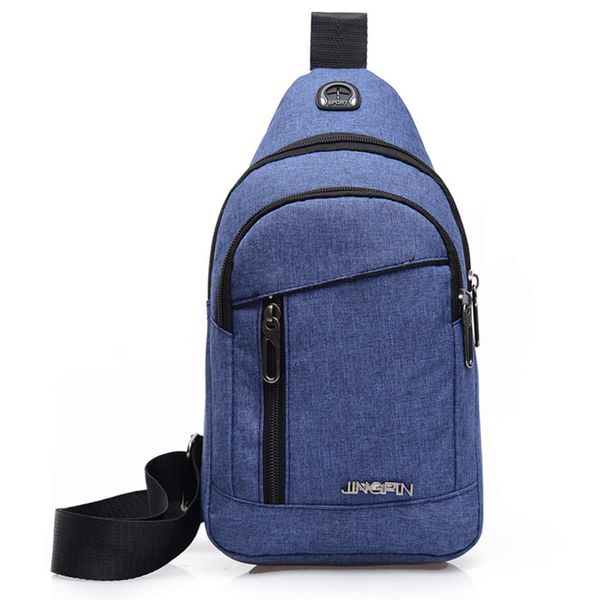

men bag neutral outdoor sports oxford cloth messenger shoulder bag chest waist bolso hombre