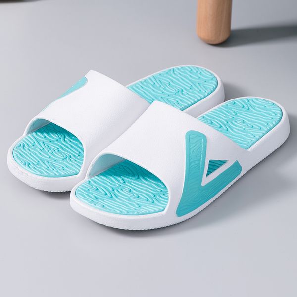 

tzldn 2020 пара крытого пвх home hotel сандалия тапочки женщина двойной цветные тапочки летнее покрытие ванная главная вг, Black