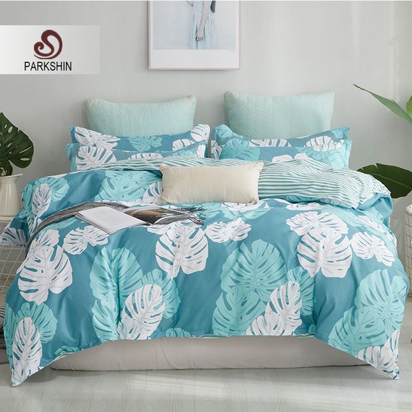 

parkshin nordic bedding set comforter duvet cover new year gift single double bed sheet bedspread twin  king bed linens set