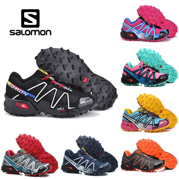 

Salomon Speedcross 3 CS Спортивная обувь Мужская Женская Speed ​​Cross III Черный Синий Бег Откры