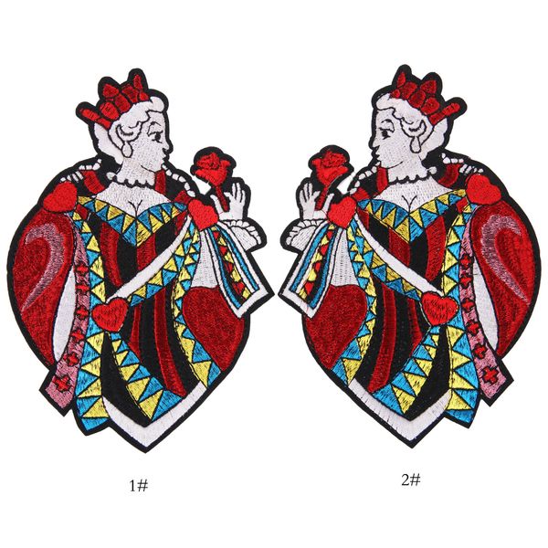 

embroidery heart cartoon patches for jackets,embroidered cartoon badges appliques for jeans,person patches for clothing a151, Black