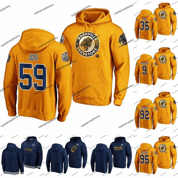 

nashville predators 2020 winter classic hoodie jersey roman josi filip forsberg pekka rinne matt duchene viktor arvidsson kyle turris saros, Black;red