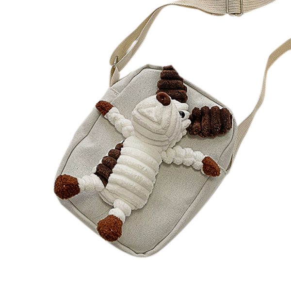 

korean style children school bag casual cute cartoon messenger bag women kawaii canvas crossbody