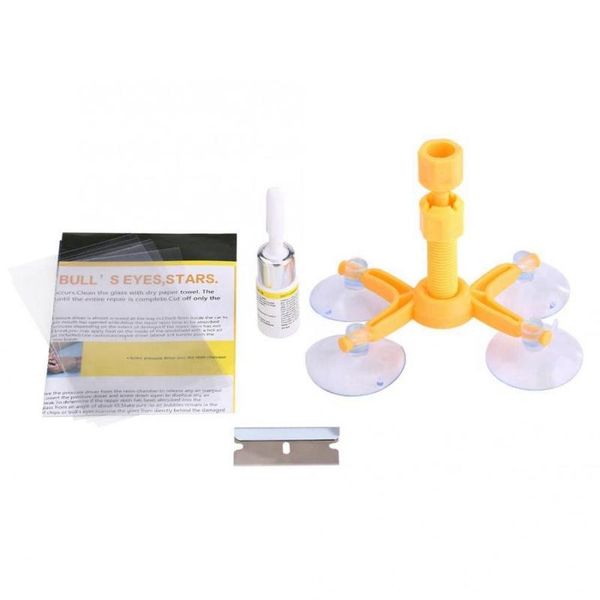 

car auto windshield repair kit glass crack resin sealer windscreen restore fix set four-angle car repair tools domestic delivery