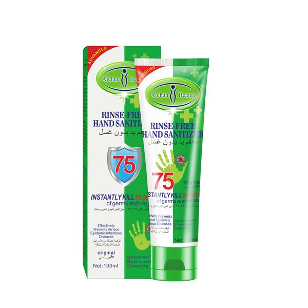 

gel hand sanitizer alcohol content is 75% disposable clean hand sanitizer quick-drying disinfect cleaning supplies 100ml