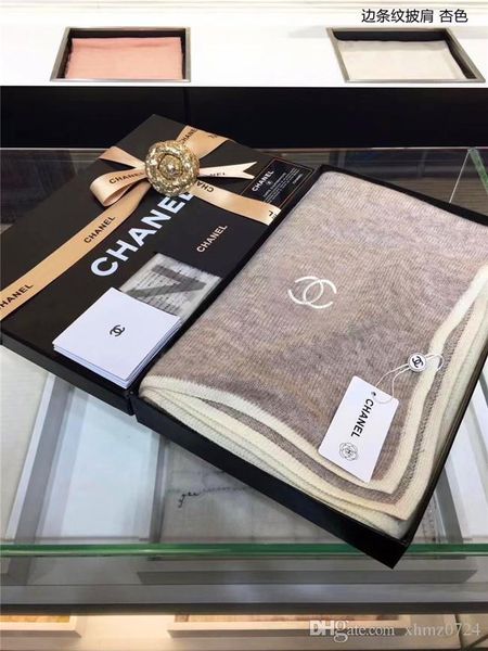 

autumn/winter quality cashmere scarf high-end classic brand fashion female scarf size 180*70cm, Blue;gray