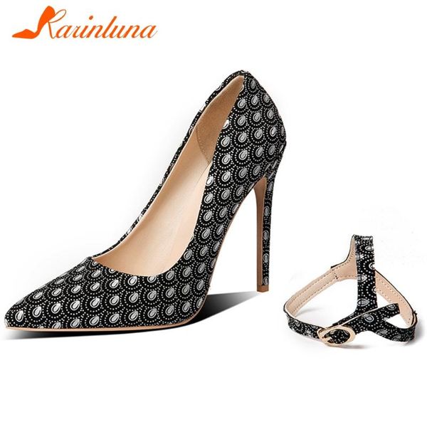 

dress shoes karin ladies party wedding high heel pumps fashion decorating shallow women spring mixed-color woman, Black