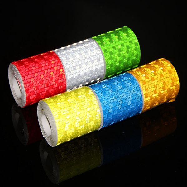 

5cmx3m reflective tape bicycle stickers adhesive tape waterproof night safety warning reflective stripe cycling stickers