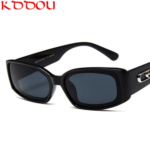 

summer glasses 2019 new retro square wide leg sunglasses women vintage fashion sunglasses men colorful small frame oculos de sol, White;black