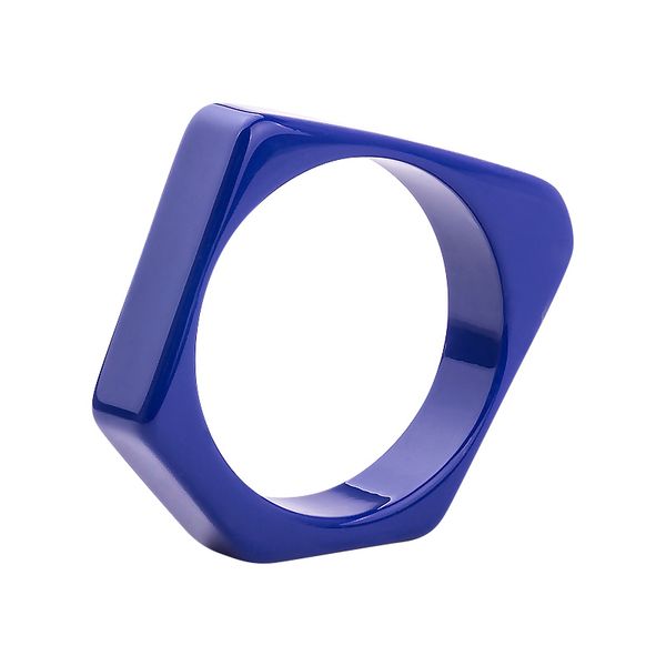 

brand design geometric irregular resin bangle bracelets puseiras jewelry for drop shipping wholesale, Black