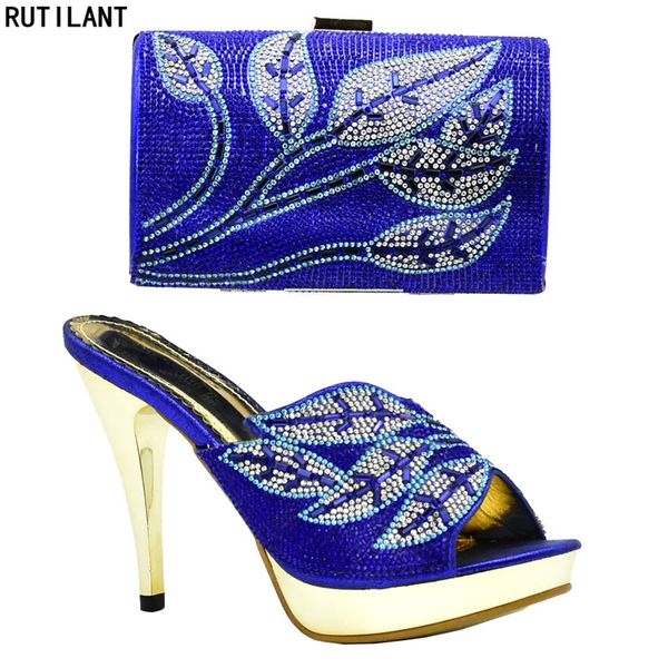 

italian ladies shoes and bag set decorated with rhinestone women italian african party pumps shoes and bag party shoes and bag, Black