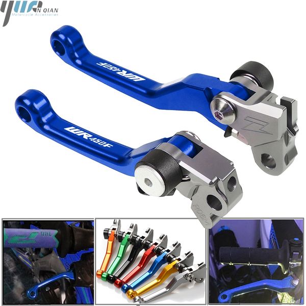 

motocross cnc dirt bike pit bike pivot handle lever brake clutch levers for yamaha wr450f wr 450f wr 450 f 2001-2015 2014 2013
