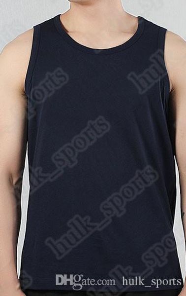

23summer mens sleeveless sports and fitness vests men loose t-shirt youth cotton running vest trend clothing bottom outside wear comfortable, Black;red