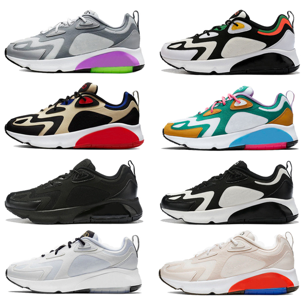 

with box designer air cushion 200 max cushions men women sneakers shoes chaussures mystic desert sand trainers runnningc480#